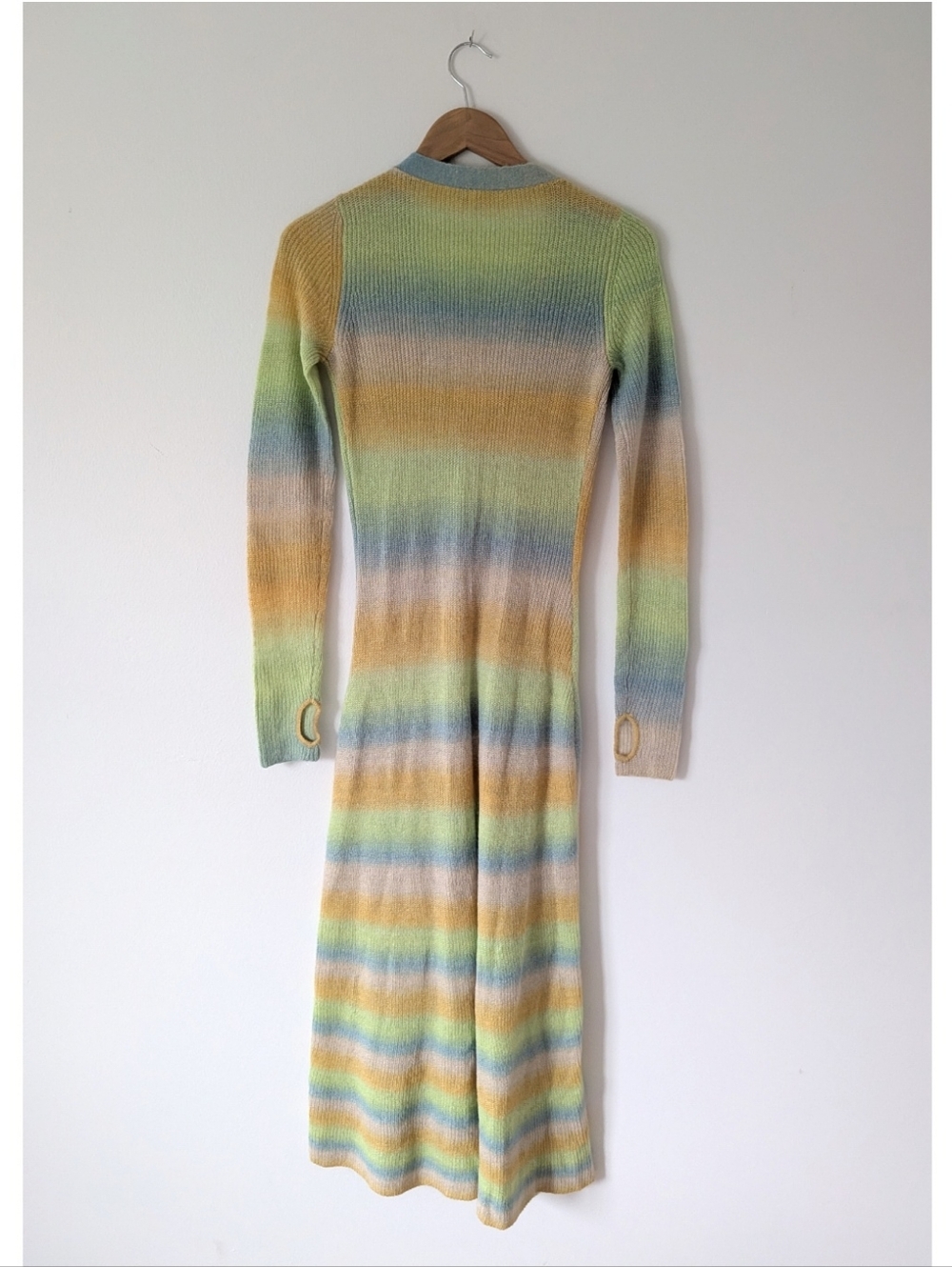 NEW! Free People Esme Striped Cardigan Maxi Sweater Pants Set - Picture 6 of 15